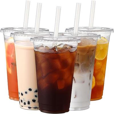 Lilymicky [50 PACK] 20 oz Clear Plastic Cups With Strawless Sip Lids,  Disposable Plastic Cups With Sip Through Lids for Ice Coffee, Smoothie,  Slurpee, or Any Cold Drinks - Yahoo Shopping