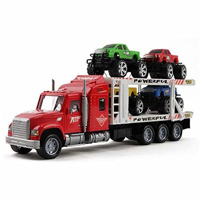 Big Daddy Police Wrecker Friction Powered Tow Truck with Two