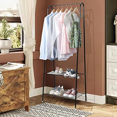 Closet Organizer Metal Garment Rack Portable Clothes Hanger