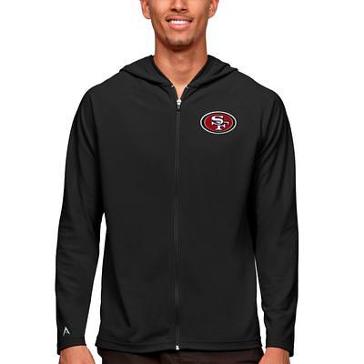 San Francisco 49ers Combine Authentic Field Play Full-Zip Hoodie Sweatshirt  - Scarlet