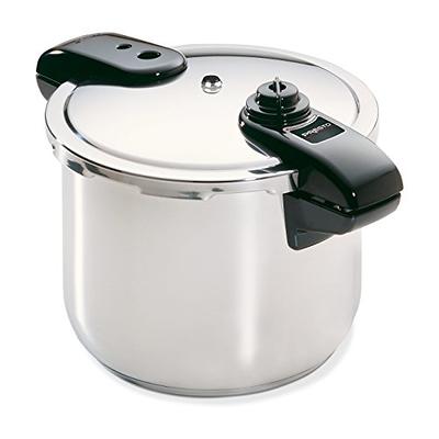 Winco SSDB-8 Stainless Steel Double Boiler with Cover 8qt