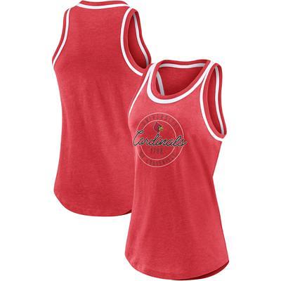 Women's Fanatics Branded Heather Charcoal Arizona Cardinals Plus Size Tank  Top 