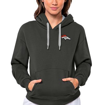 Chicago Bears Antigua Logo Victory Pullover Hoodie - Navy