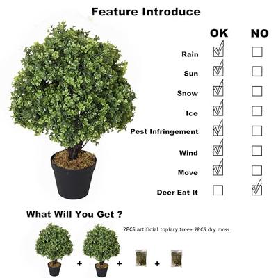 THE BLOOM TIMES 18 Pack Artificial Greenery Stems Fake Greenery Boxwood  Picks Faux Plants Outdoor UV Resistant for Farmhouse Home Garden Patio  Wedding Indoor Outside Decor in Bulk Wholesale