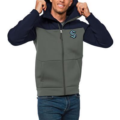 NHL Seattle Kraken Wordmark Navy Pullover Hoodie