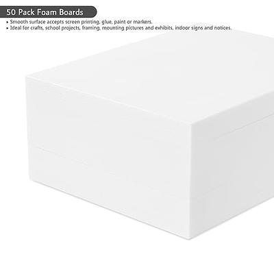 Mat Board Center, Pack of 10 8x10 3/16 Black Foam Core Backing Boards