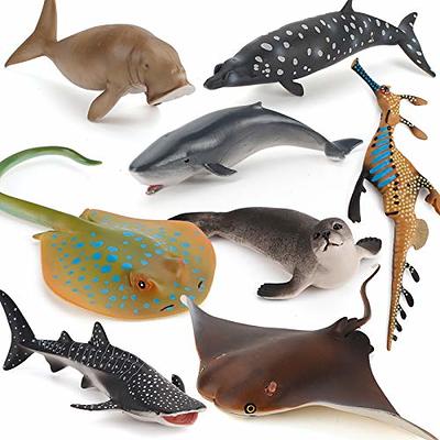 Fantarea 8 PCS Ocean Sea Marine Animal Model Figures Sperm Whale Shark Fur  Seal Figurines Party Favors Supplies Cake Toppers Decoration Set Toys for 5  6 7 8 Years Old Boys Girls Kid Toddlers - Yahoo Shopping