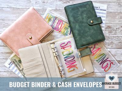  1 Set Budget Envelope Wallet Cash Stuffing Binder