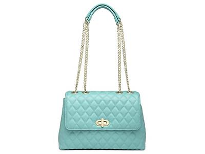 ER.Roulour Quilted Crossbody Bags for Women, Trendy Roomy Chain Purses  Leather Handbags with Flap Gold Hardware Shoulder Bag: Handbags