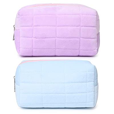 2Pcs Small Makeup Bag for Purse Checkered Cosmetic Bag Cute Makeup Pouch  Pink Makeup Bag and Makeup Brushes Bag Y2K Aesthetic Accessories for Women  Travel Storage Organizer Bag - Yahoo Shopping