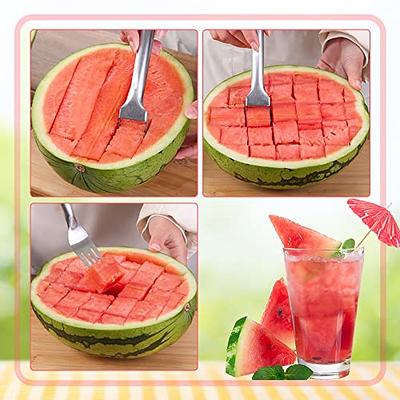 1pc Stainless Steel Multifunction Watermelon Fork, Watermelon