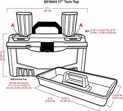 Artbin Storage Box Twin Top/Tray