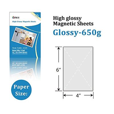 Uinkit Printable Magnetic sheets Non Adhesive 13.5mil 8.5 x 11 Inches