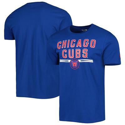 Men's Fanatics Branded Red Chicago Cubs Official Team Wordmark T-Shirt