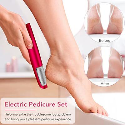 Home Essentials Manicure Pedicure Foot Scrubber Foot File Callus Remover  Callus Shaver for Feet and Hands 