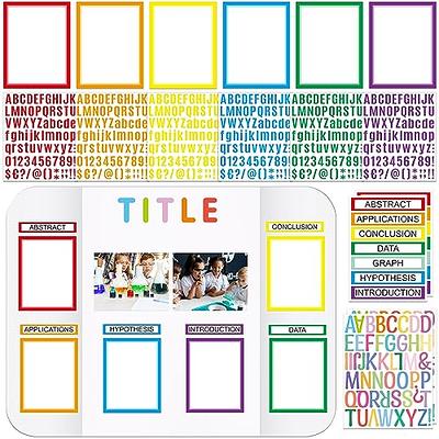 Pasimy 4 Pcs 44 x 35.5'' Trifold Poster Board, 4 Sheets Presentation  Science Subtitles White Presentation Board Science Fair Board Tri Fold  Display Board Supplies Science Fair Titles for Classroom - Yahoo Shopping