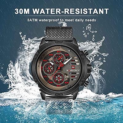NAVIFORCE Sport Military Watches for Men Waterproof Watch Analog