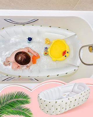 Bathing Tubs Seats NonSlip Baby Shower Bath Tub Flower Pad Bath