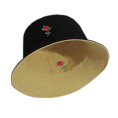  Cloche Bucket Hat with Strings Men Women Beach Straw