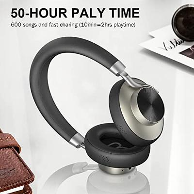 NUKied Bluetooth Headphones Over Ear, 50H Playtime Wireless Active