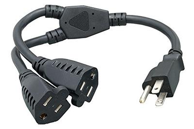 Outdoor Smart Plug, Etekcity Outdoor WiFi Outlet & Cablelera Power Cord  Extension and Splitter, NEMA 5-15P to NEMA 5-15R x 2, 16 AWG, 13A, 125V  (ZWACPQAG-14) - Yahoo Shopping