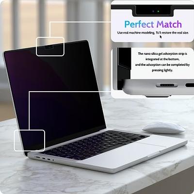 3 Pcs Anti Blue Light Screen Protector Compatible With MacBook Pro 14  Inch(2021-2023, M1, M2, M3)- A2918 A2992 A2442 A2779, 14.2 Mac Laptop  Glare