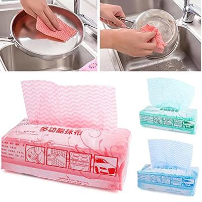 Peachicha Disposable Cleaning Cloth Washing Cloth for Kitchen, Multi-use Dish  Towels, Disposable Dish Cloths, Cleaning Rags,50 Count, Blue - Yahoo  Shopping