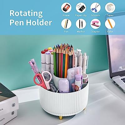  vedett Office Desk Organizer with 6 Compartments + Pen Holder /  72 Accessories, Desk Accessories Organizers for Office, Home, School  (Black) : Office Products