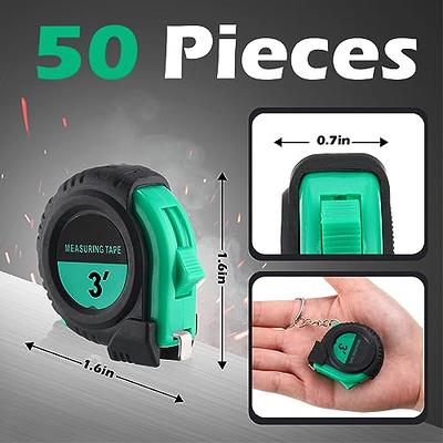 Kanayu 50 Pcs Mini Measuring Tape with Keychain 1 Meter/ 3 Feet Retractable  Measure Tape Portable Small Measurement Tape Slide Lock Tape Measure with  Pause Buttons for Engineer Kids Adult, Green - Yahoo Shopping