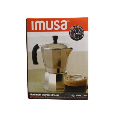 Imusa Aluminium Espresso Maker Black : Target