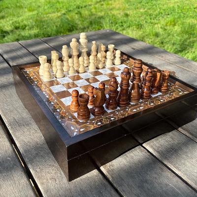 Luxury Chess Set, Premium Unique Wooden Mahogany & Ash Solid Wood Set Game,  Birthday Gift, The Queen's Gambit - Yahoo Shopping