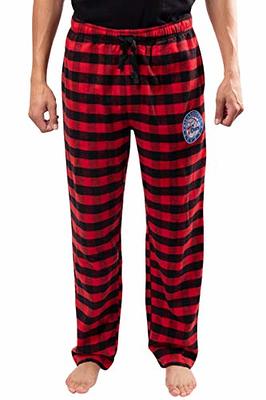 men flannel pajama pants, Green and Red Plaid, X-Large : :  Clothing, Shoes & Accessories