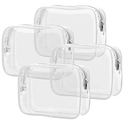 PACKISM Clear Toiletry Bag, 3 Pack TSA Approved Toiletry Bag Quart