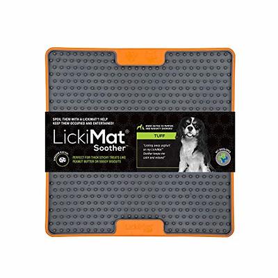Hyper Pet IQ Treat Lick Mat for Dogs, Dog Slow Feeder & Cat Lick Mats |  Great Alternative to Slow Feeder Dog Bowls & Cat Slow Feeders | Perfect Dog