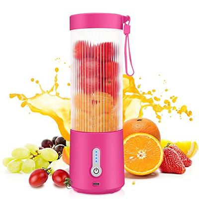 Blender Smoothie Maker, Personal Blender With 6 Stainless Steel Blades,  Portable Juicer Blender With Usb