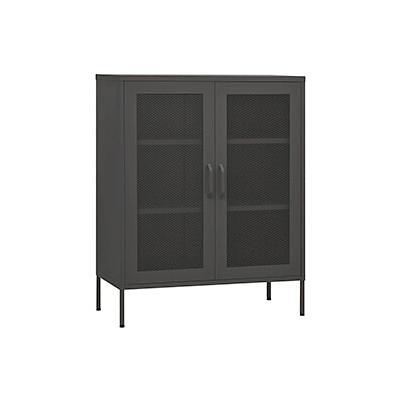 Assembled Jumbo Steel Storage Cabinet, 48w x 24d x 78h, Putty