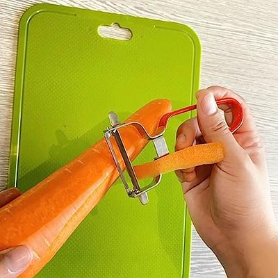 Vegetable Peeler Potato Peelers for Kitchen Y-Shaped Stainless Steel Peeler  with Ergonomic Non-Slip Handle & Sharp Blade - Straight blade