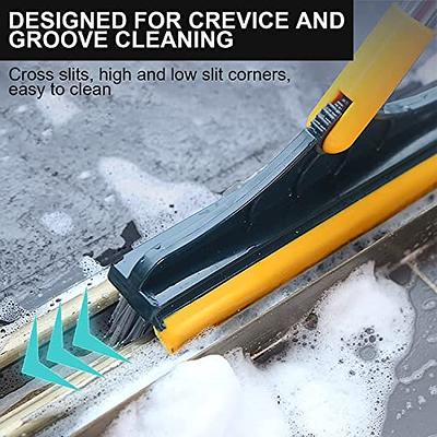 Tile Cleaner Brush With Scraper 2 in 1 Tiles Cleaning Brush