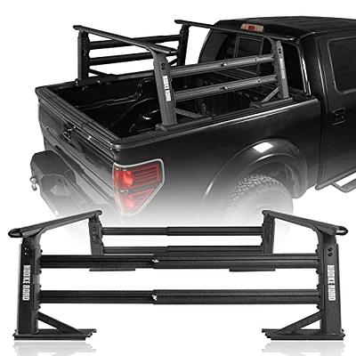 u-Box Overland HD Truck Bed Rack Cargo Storage Carrier Adjustable Height  Heavy Duty Truck Ladder Rack Compatible with All Common Trucks Pickup -  Aluminum Luggage Organizer Holder for Bike Rooftop Tent 