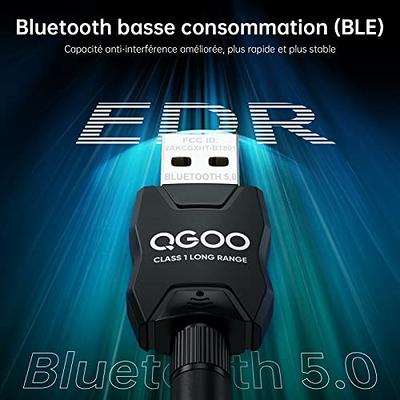 Bluetooth Adapter for PC, USB Mini Bluetooth 5.0 EDR Dongle for