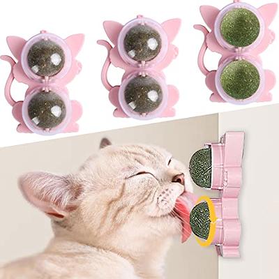 3 Pack Of Cat Paw Catnip Toys, Teeth Cleaning Cat Toy, Rotatable