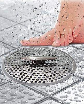 Shower Drain Cover Hair Catcher, Unique Design with Handle for Shower Stall  Drain, Easy to Install Replace and Clean, Stainless Steel, Diameter.4.75  Inch - Yahoo Shopping