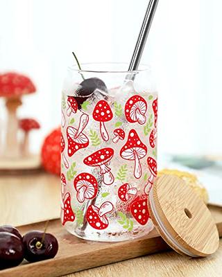 Smiley Face Glass  Iced Coffee Cup Aesthetic Can Beer Tumbler With Straw  Gift For Her - Yahoo Shopping