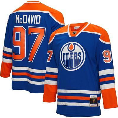 Evan Bouchard Orange Edmonton Oilers Autographed adidas Authentic