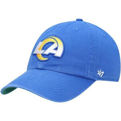 Men's Los Angeles Rams New Era Royal 2022 Sideline 9FIFTY Ink Dye