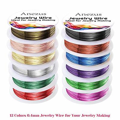 Anezus 18 Gauge Jewelry Wire for Jewelry Making, anezus Craft Wire Tarnish  Resistant Copper Beading Wire for Jewelry Making Supplies and Crafting (18  Gauge, Silver) 18 Gauge Silver 1