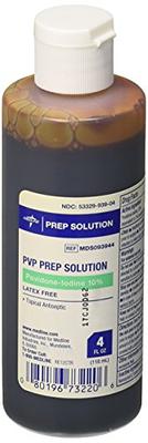 Medline Povidone Iodine Prep Solution