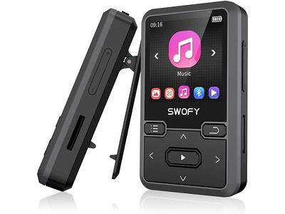  AGPTEK 40GB MP3 Player with Bluetooth and WiFi, 4 inch Full  Touch Screen MP4 Player with Spotify, Android Online Music Player with  Speaker, FM Radio (Black) : Electronics