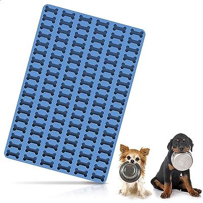 Dog Bone Candy Molds Silicone - Dog Treat Silicone Mold Blue Melting  Chocolate Molds Ice Cube Mini