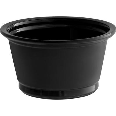 Choice Plastic Lid for 3.25 to 5.5 oz. Souffle and Portion Cups - 2500/Case